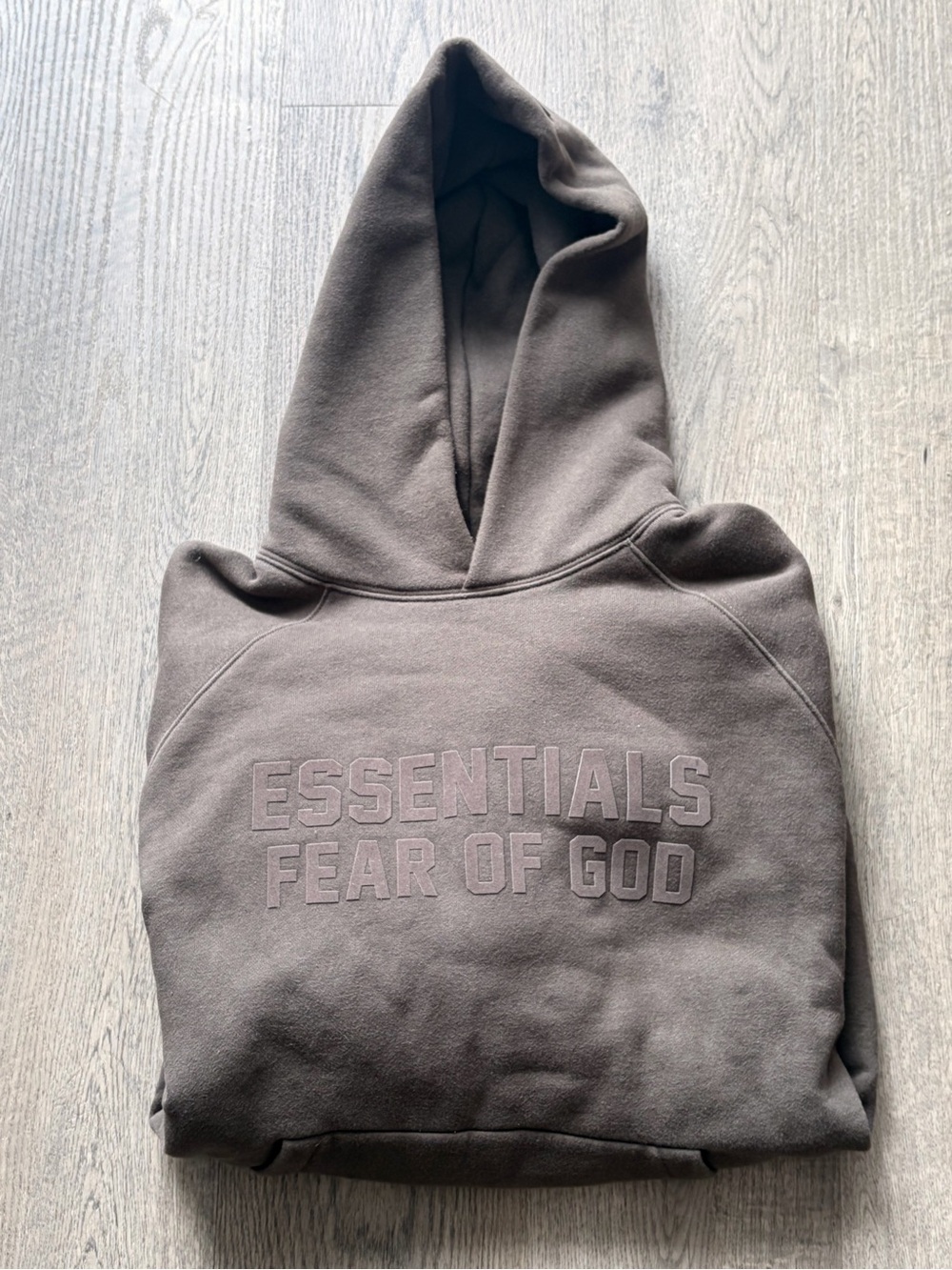 Fear of God Essentials Hoodie in Charcoal Grey sz M